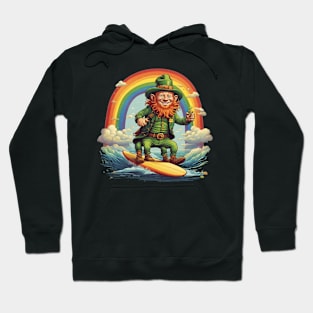 Leprechaun on the surf! #2 Hoodie